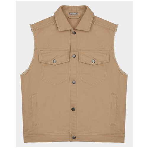 фото Жилет gulliver размер 158, бежевый