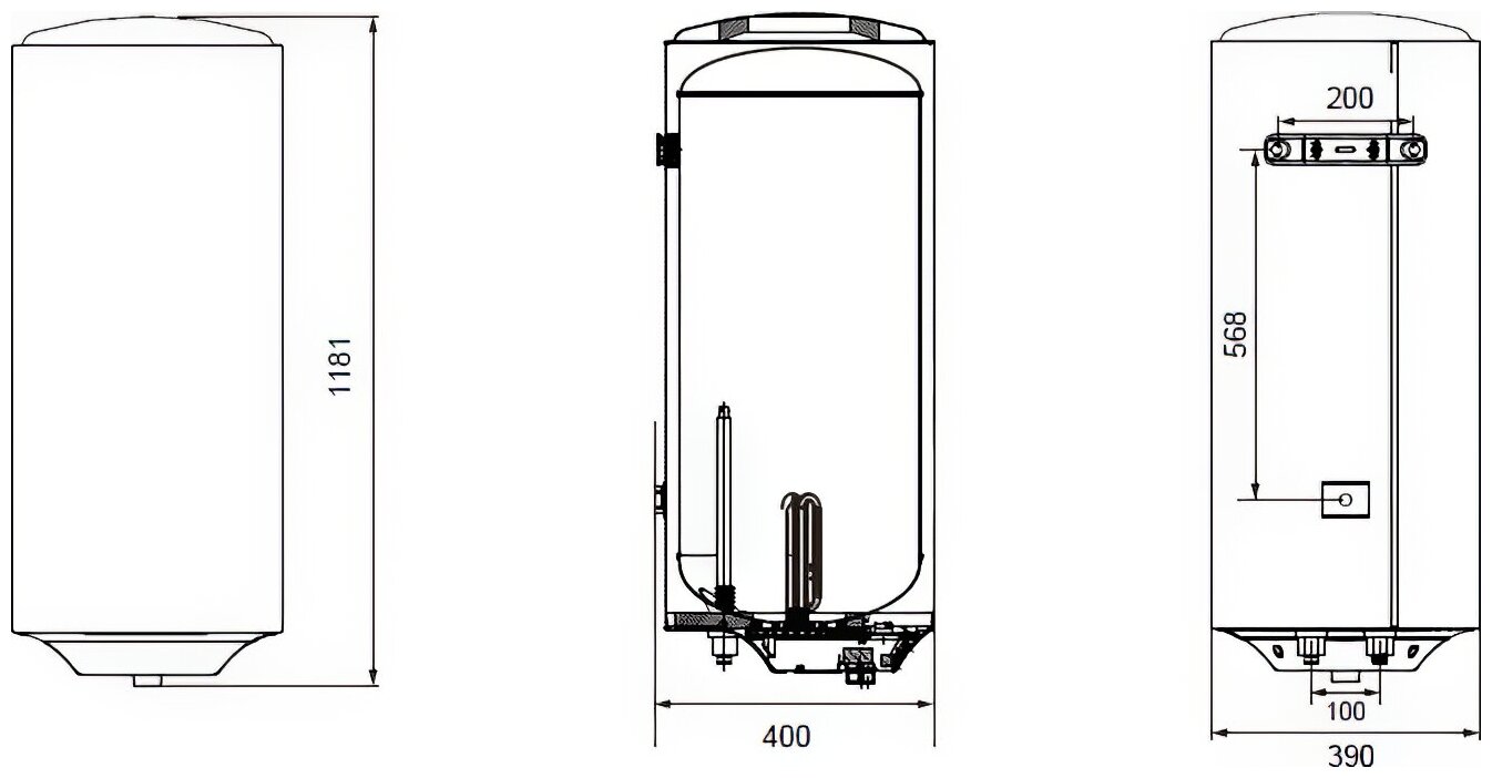 Водонагреватель накопительный Haier ES100V-HE1 - фотография № 4