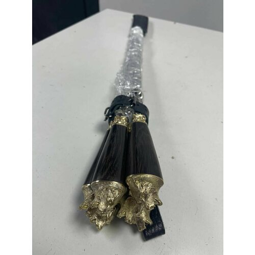 Подарочные шампура звери 3мм, подарочный набор шампуров, шампура с деревянной ручкой, 70 см, 6 шт