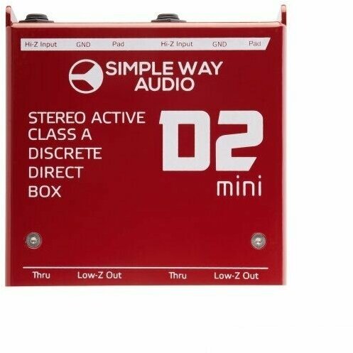 Simple Way Audio D2mini Активный DI-Box двухканальный