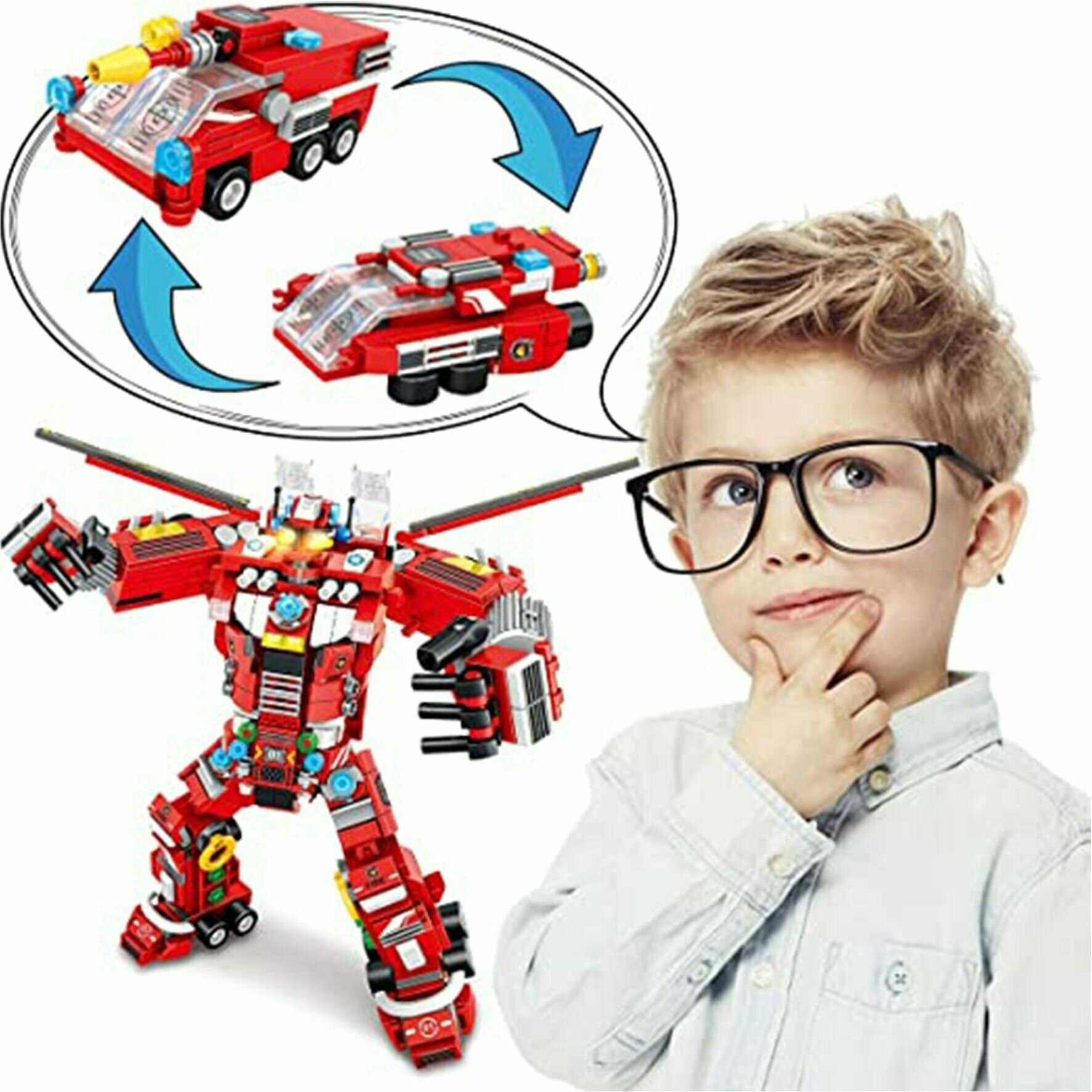 Конструктор Робот трансформер 8 в 1 игрушка для мальчиков