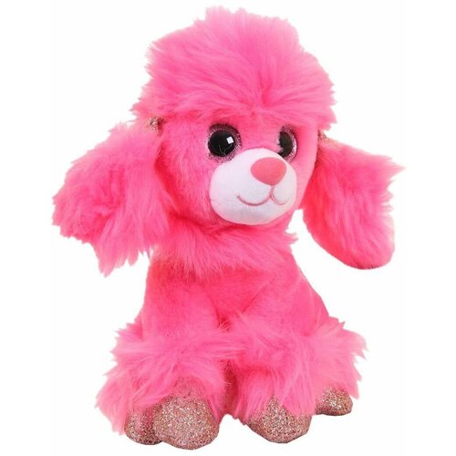 Мягкая игрушка ABtoys Собачка Карамелька, ярко-розовая 14 см abtoys игрушка мягкая собачка карамелька 14 см игрушка мягкая