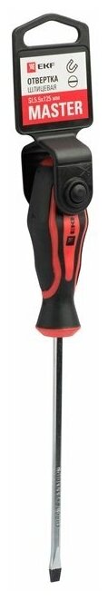 фото Отвертка прямой наконечник EKF SL5.5x125 мм Basic