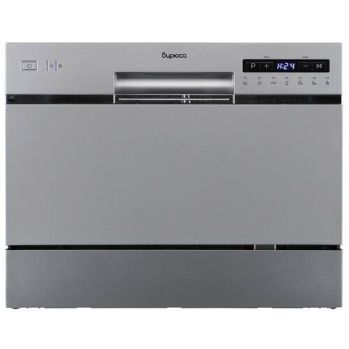 Настольная посудомоечная машина Бирюса DWC-5067 M 6 комплектов 7 программ серая 4001200₽