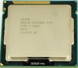 Процессор Intel Celeron G550 Sandy Bridge LGA1155, 2 x 2600 МГц, OEM