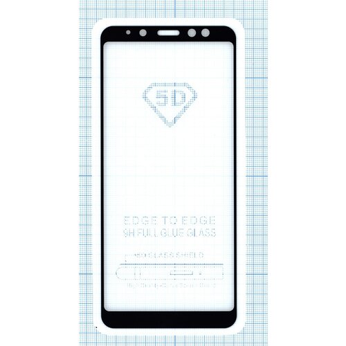 Защитное стекло для Samsung Galaxy A8 Plus черное