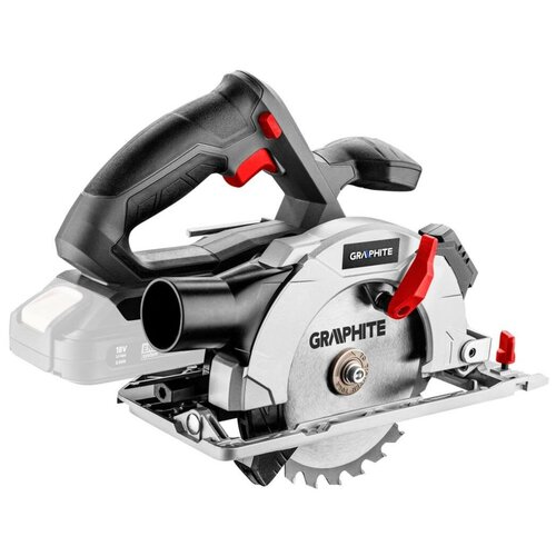 Аккумуляторная дисковая пила Graphite 58G008, черный пила дисковая makita dhs680z lxt 18v без зу без акб