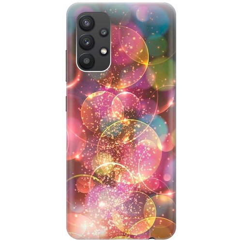 фото Силиконовый чехол на samsung galaxy a32 / самсунг а32 с принтом "яркие блики" re:pa