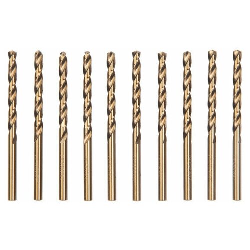 SDW TOOLS Сверло по металлу кобальтовое 6.0мм с цилиндрическим хвостовиком вышлифованное Класс А1 Р6М5К5 упаковка 10шт dc00278
