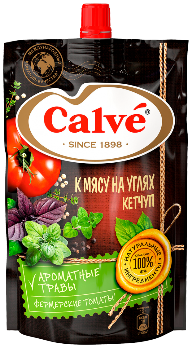 Кетчуп Calve К мясу на углях д/п 350/28