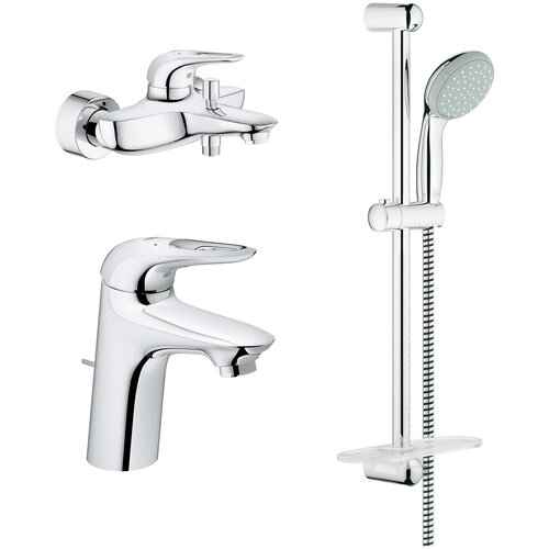 Душевая стойка Grohe Eurostyle New 124416, хром хром 1750 мм 23048003 eurostyle cosmo компл д ванны на 4 отв