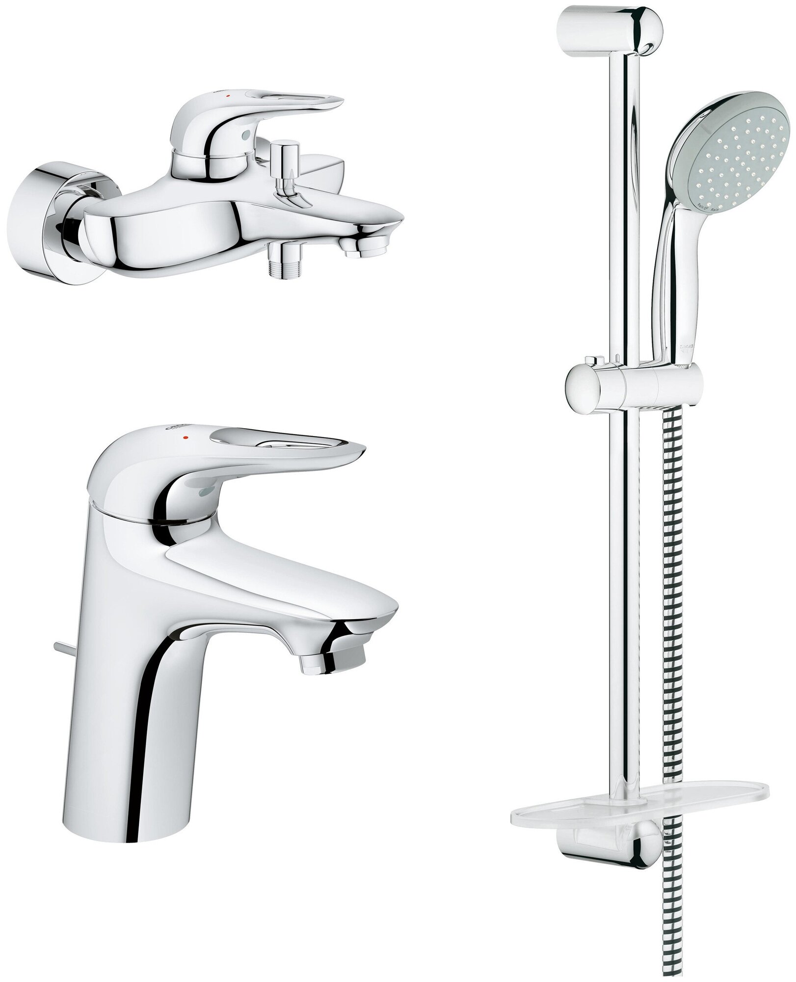 Комплект смесителей Grohe Eurostyle 124416Gr