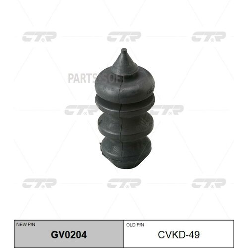 CTR CVKD-49 Отбойник амортизатора RR CHEVROLET SPARK 05-15/DAEWOO MATIZ 00-16