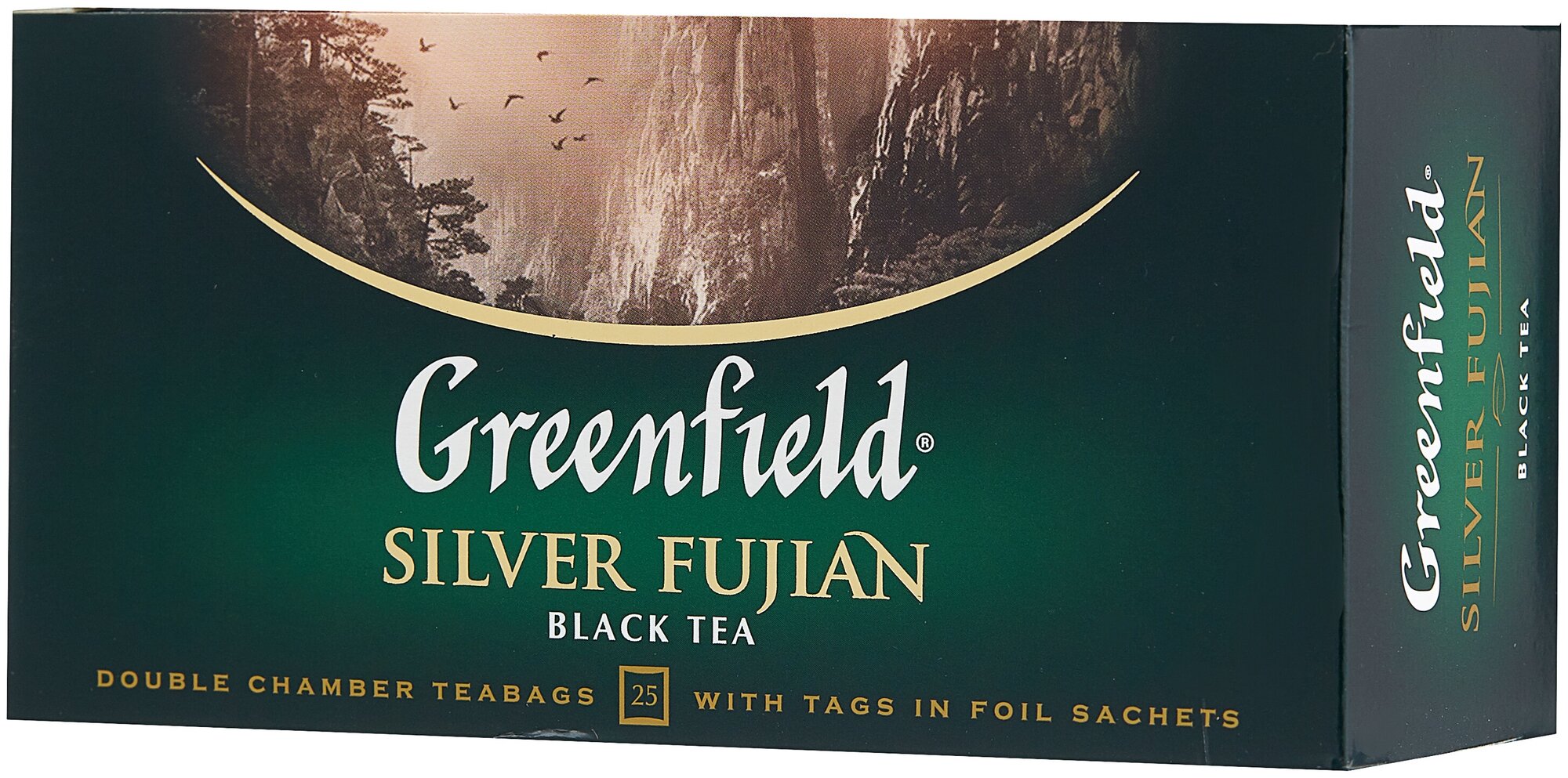 Greenfield чай черный китайский плантационный из Фуцзяни пакетированный Silver Fujian 2г*25п - фотография № 3