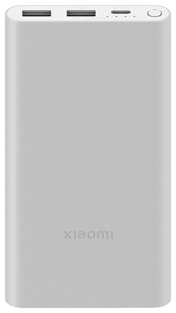 Внешний аккумулятор Xiaomi Mi Power Bank 10000mAh Silver PB100DZM