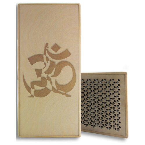 фото Доска садху с динамическими гвоздями, поза - 4 шаг 10мм светлая goodwood