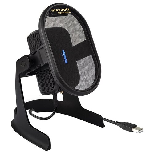 Микрофон проводной Marantz Umpire, разъем: USB, black