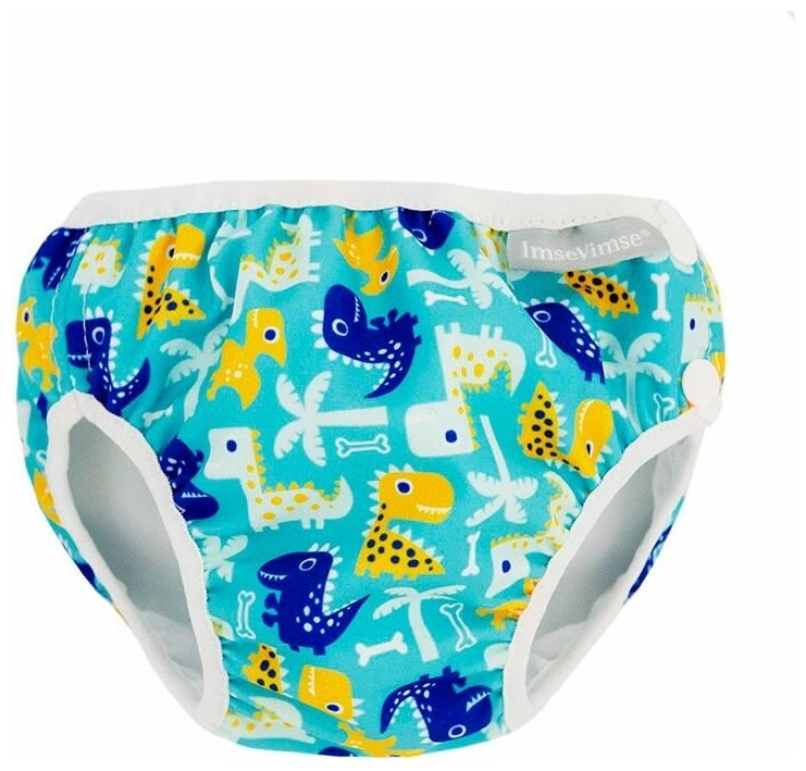 ImseVimse трусики Swim Diapers XL (11-14 кг) 1 шт., turquoise dino