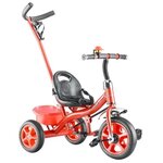Велосипед трехколесный детский с родительской съемной ручкой ROCKET XEL-107-1, 3-х колесный, красный - изображение