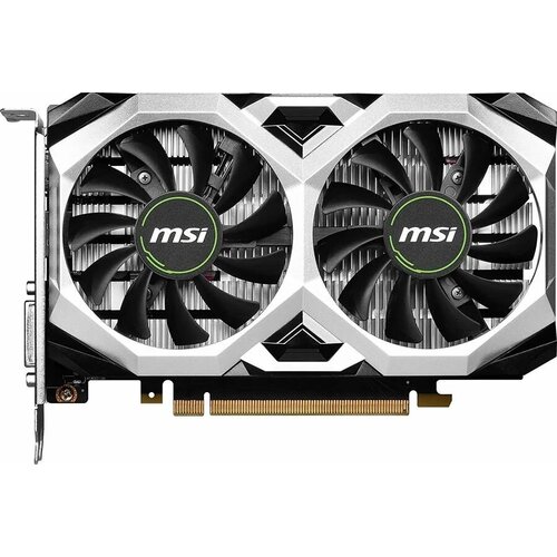 MicroStar Видеокарта MSI PCI-E GTX 1630 VENTUS XS 4G OC NVIDIA GeForce GTX 1630 4096Mb 64 GDDR6 1815/12000 DVIx1 HDMIx1 DPx1 HDCP Ret