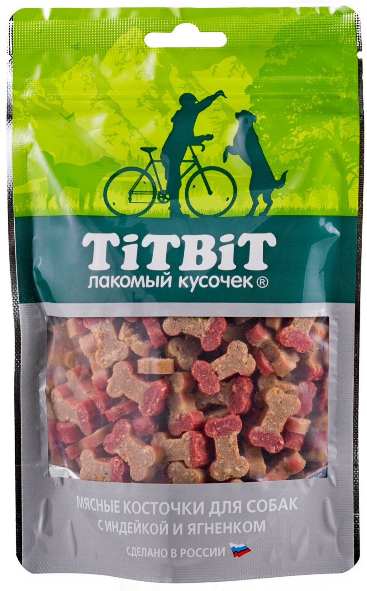 TiTBiT Мясные косточки TitBit для собак, с индейкой и ягненком, 145 г