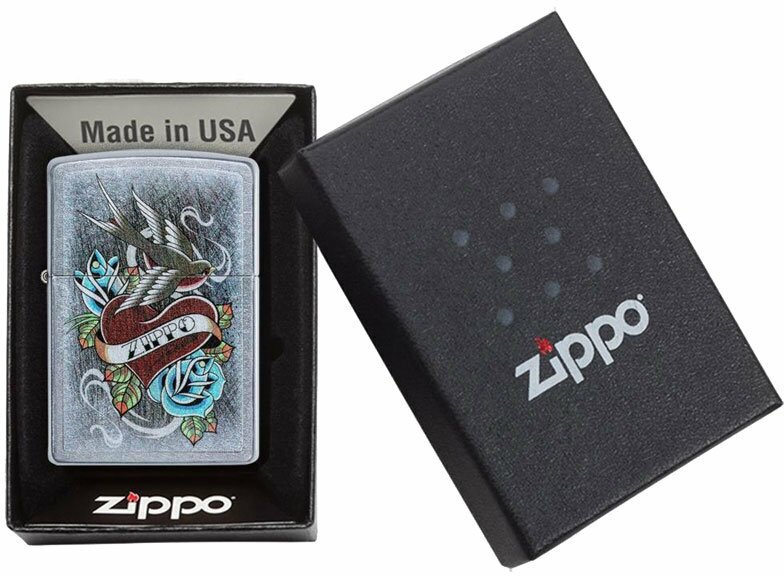 Zippo Зажигалка Zippo Vintage Tattoo - фотография № 5