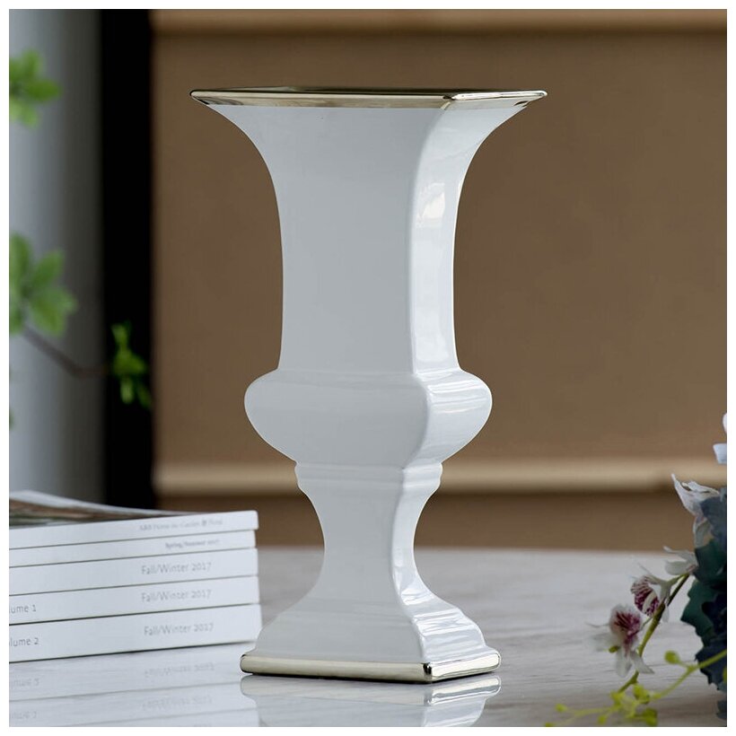 Ваза 16x11x30см Glasar 1716 - фото №11