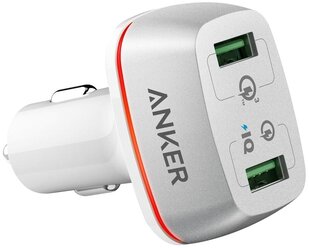 Автомобильное зарядное устройство ANKER PowerDrive+ 2, белый