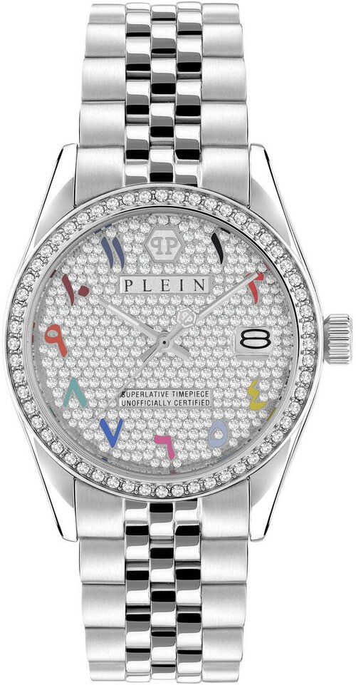 Наручные часы PHILIPP PLEIN Женские немецкие наручные часы Philipp Plein PWYAA0723 с гарантией, серебряный