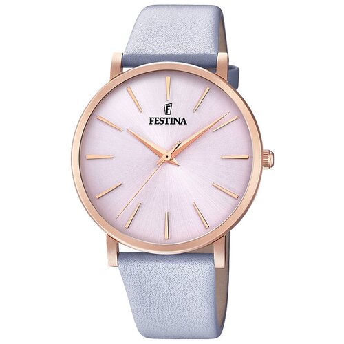 Наручные часы FESTINA Boyfriend, золотой наручные часы кварцевые корпус алюминий ремешок силикон голубой