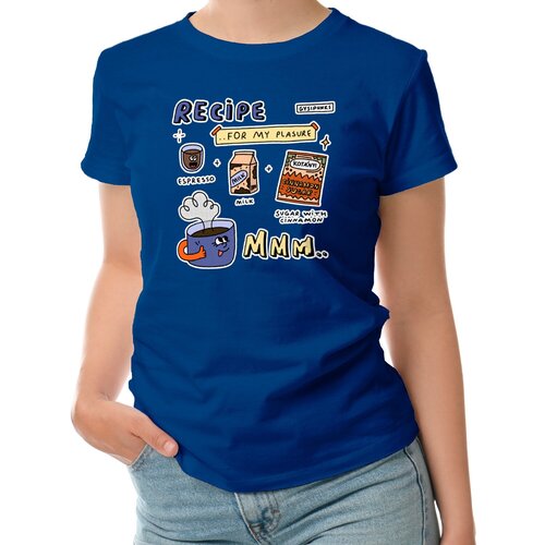 фото Футболка roly, размер s, синий