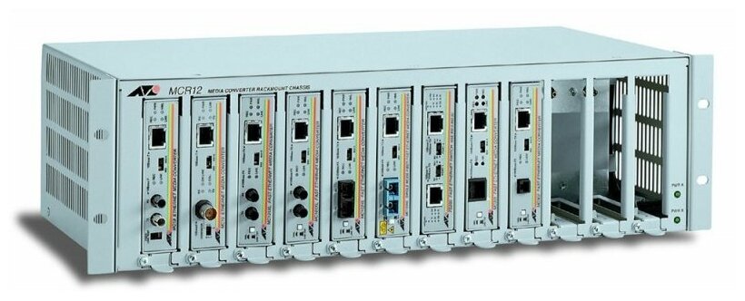 Шасси Allied Telesis (AT-MCR12) 12slot media converter rackmount with redundant power option