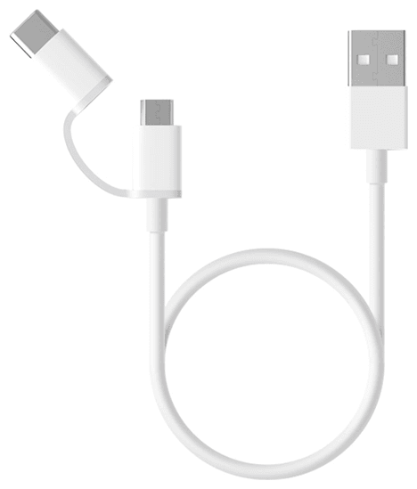 Провод-переходник Mi 2-in-1 USB Cable Micro USB to Type C (100cm)