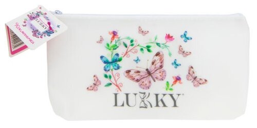 Косметичка Lucky, 10х10х20 см, белый