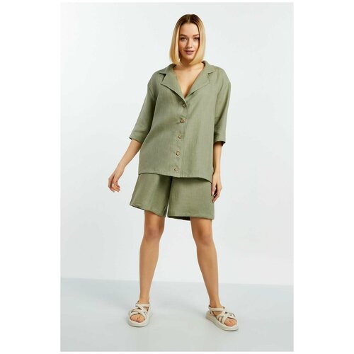 Комплект одежды Lika Dress, размер 50, зеленый