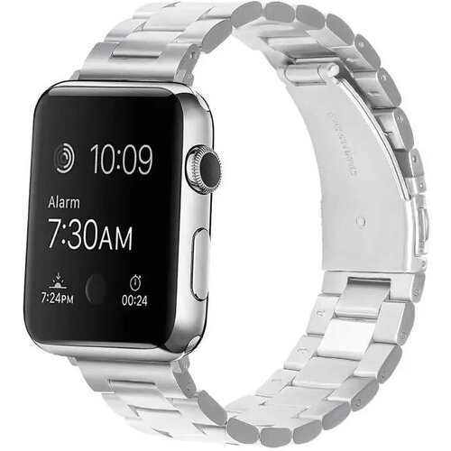 Браслет Premium титановый для Apple watch серебристый