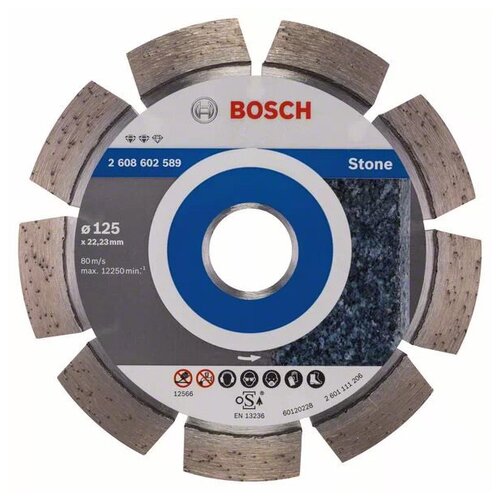 Алмазный диск BOSCH Expert for Stone 125-22,23