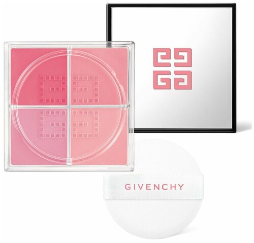 GIVENCHY Рассыпчатые четырехцветные румяна для лица Prisme Libre Blush (2 Taffetas Rose)