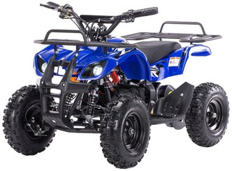 MOTAX Квадроцикл ATV Mini Grizlik Х-16 с электростартером и пультом, синий