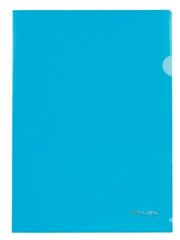 Папка-уголок Brauberg Синяя 0,10 мм (223964)