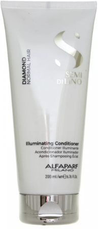 ALFAPARF MILANO Кондиционер для нормальных волос, придающий блеск Diamond Illuminating Conditioner, 200 мл (ALFAPARF MILANO, ) - фото №2