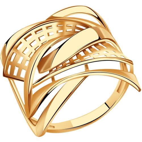 фото Кольцо diamant online, золото, 585 проба, размер 19.5