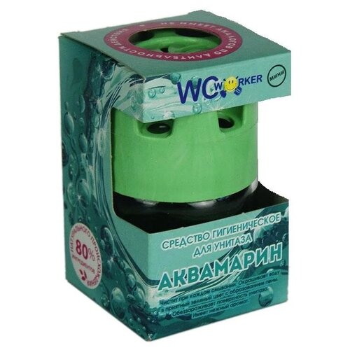 WC Worker средство гигиеническое для унитаза Аквамарин, 0.065 л