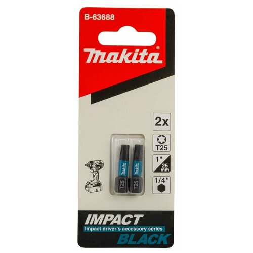 Насадка Impact Black T25 B-63688 Makita насадка makita t25 c form 25мм 3шт b 23628