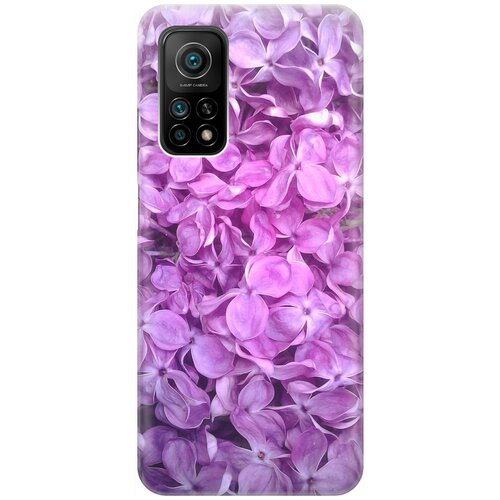 фото Силиконовый чехол на xiaomi mi 10t / 10t pro / сяоми ми 10т / ми 10т про с принтом "цветы серени" gosso