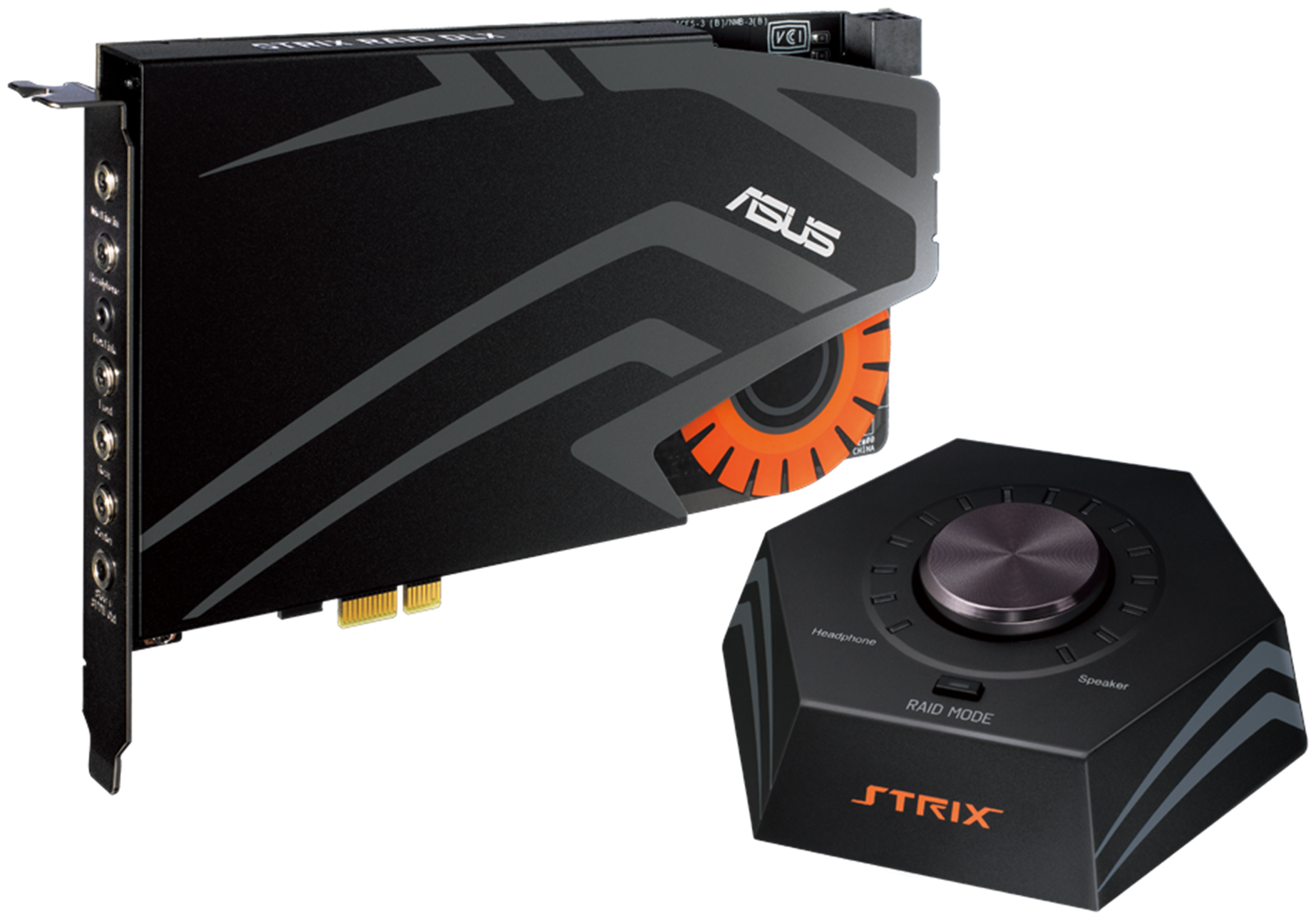 Внутренняя звуковая карта с дополнительным блоком ASUS Strix Raid DLX Retail