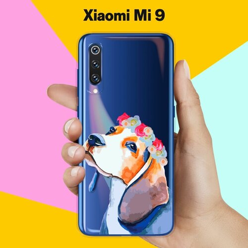 Силиконовый чехол Бигль на Xiaomi Mi 9 силиконовый чехол swag бигль на xiaomi mi 10