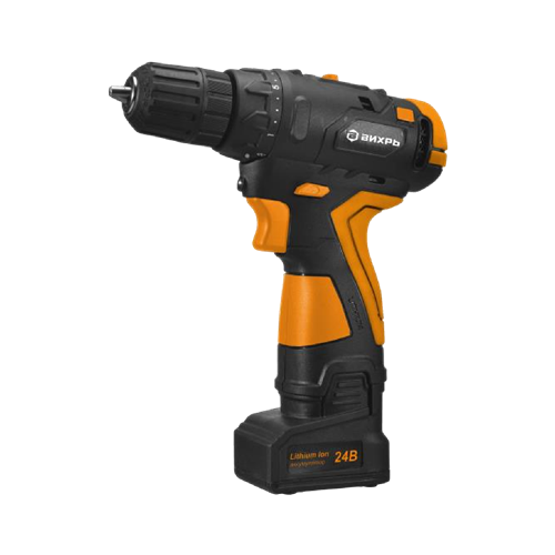 Шуруповерт аккумуляторный ударный 18 В 2аккумулятора Li-Ion 45 Нм кейс Вихрь бесщеточный двигатель вихрь ДА-18Л-2КУБ цена за 1 шт 10290₽