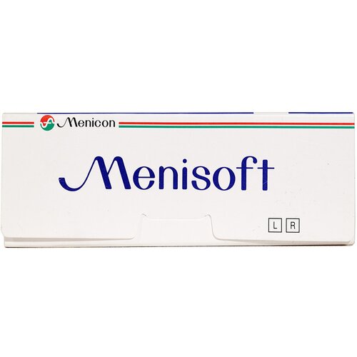 Контактные линзы Menicon Menisoft, 3 шт., R 8,6, D -1,25