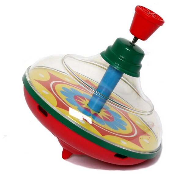 Юла прозрачная 14 см в пакете — фото 1